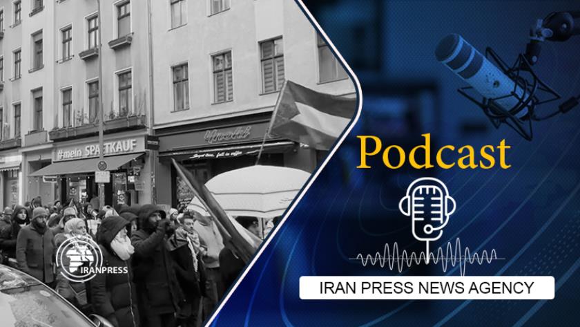 Iranpress: Podcast: people in Germany continue condemning Israeli crimes in Gaza 